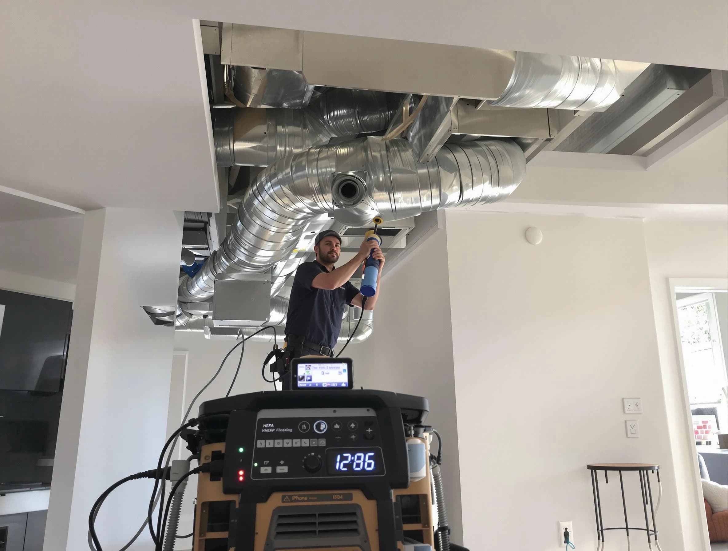 Advanced pure air duct cleaning by Blanchard Air Duct Cleaning in Blanchard