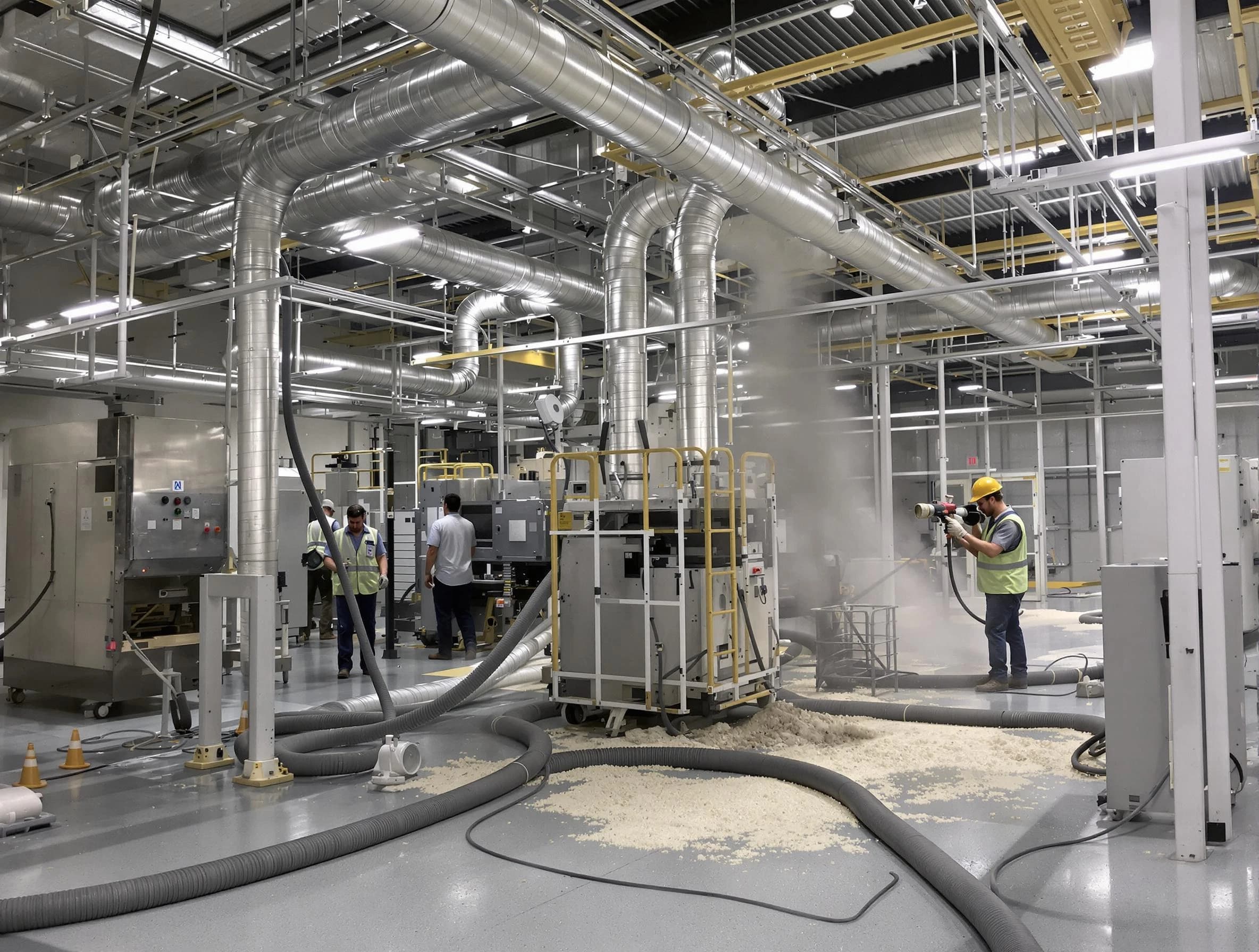 Heavy-duty industrial duct cleaning by Blanchard Air Duct Cleaning in Blanchard