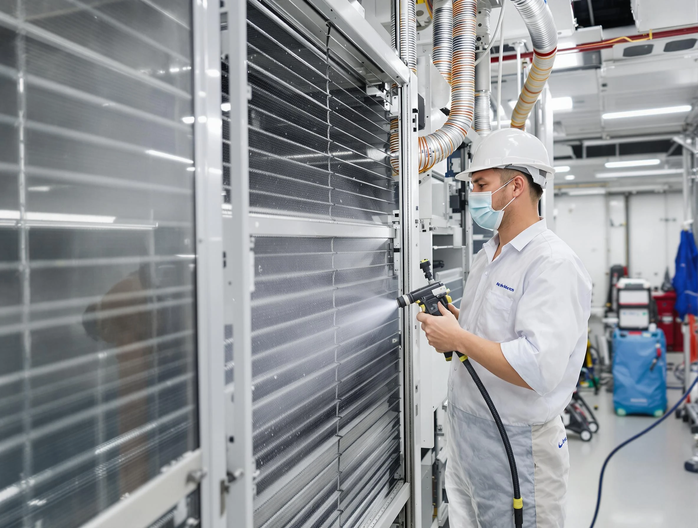 Professional AC coil cleaning by Blanchard Air Duct Cleaning in Blanchard