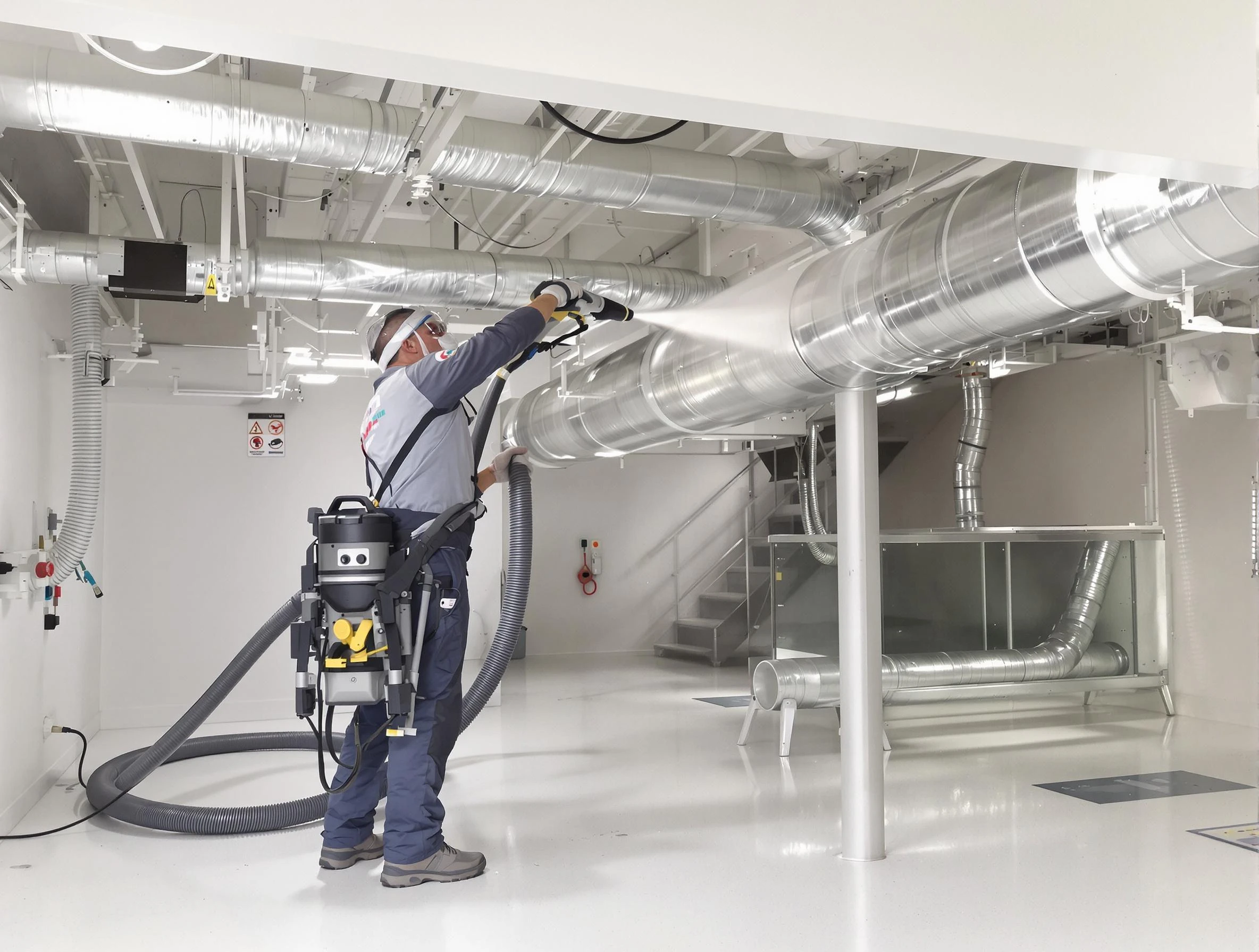 Professional central duct cleaning by Blanchard Air Duct Cleaning in Blanchard