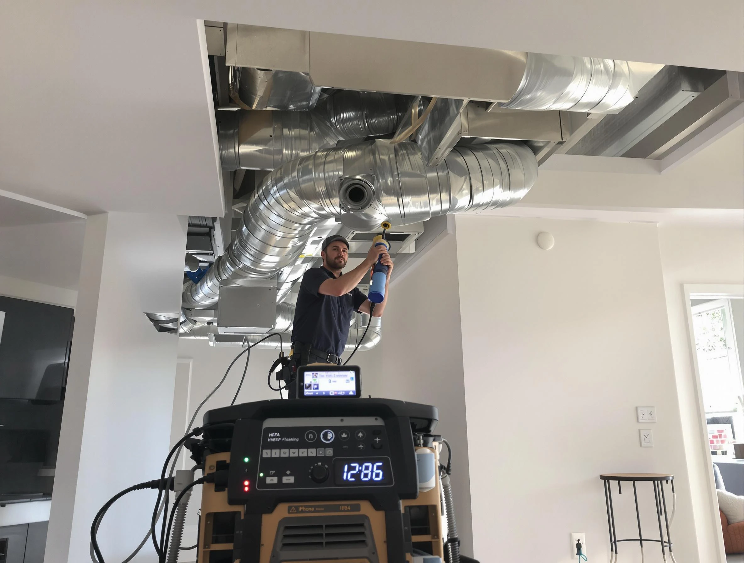Advanced pure air duct cleaning by Blanchard Air Duct Cleaning in Blanchard